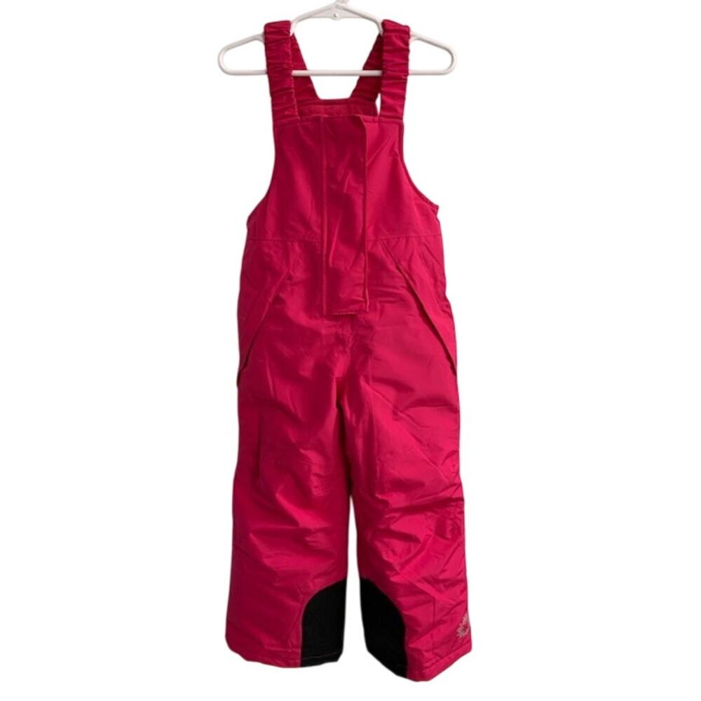 Crivit PRO Girl's Pink Half Zip Bib Snow Pants Size 2-4 Years